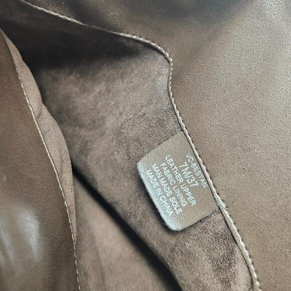 NEW Vince Camuto 7 Bestan Brown Leather Over the Knee Boot Boho Western - Picture 2 of 4